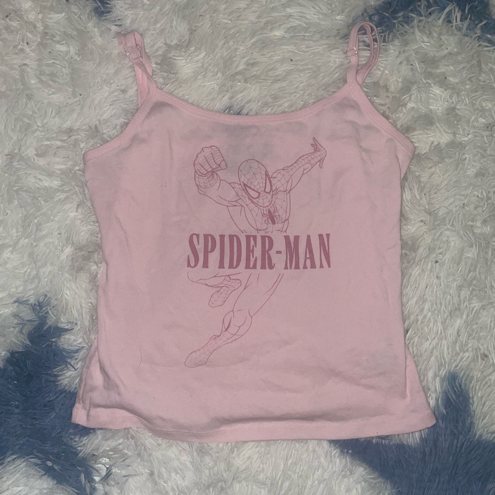 Marvel Spider-Man Pink Camisole Top